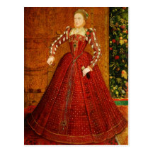 Das Hampden-Porträt von Elizabeth I von England Postkarten