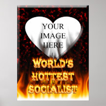 Das heißestes sozialistisches Feuer der Welt und F Poster