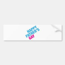 Das Homosexuelle des glücklichen Vaters Auto Sticker