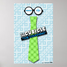 "Das Husten" Plakat "vom theCUBICLE "