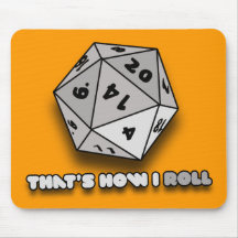 Das ist, wie ich d20 rolle mauspad