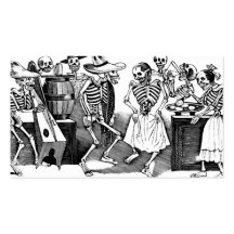 "Das Jarabe in der anderen Welt tanzend " Visitenkartenvorlage
