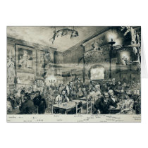 Das Kabarett du Chat Noir, 1886 karten