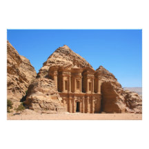 Das Kloster-PETRA Jordanien Foto