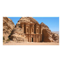 Das Kloster-PETRA Jordanien Individuelle Photo Karte