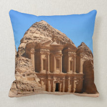 Das Kloster-PETRA Jordanien Zierkissen