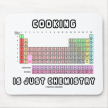 Das Kochen ist gerade Chemie (Periodensystem) Mauspad