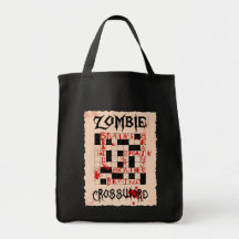 Das Kreuzworträtsel-Tasche des Zombies