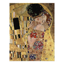 Das Kuss-Detail Gustav Klimts (circa 1908) Personalisierte Einladungskarten