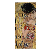 Das Kuss-Detail Gustav Klimts (circa 1908) Werbekarte