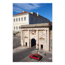 Das Land-Tor zur alten Stadt von Zadar Kunstphotos