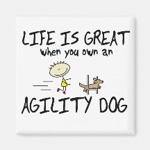 Das Leben ist großer Agility-Hundemagnet