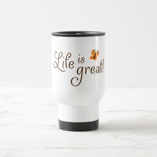 Das Leben ist großer motivierend Becher mit Schmet Tee Tassen