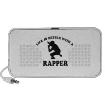 Das Leben ist mit einem Rapper besser Laptop Lautsprecher