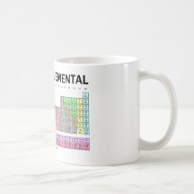 Das Leben ist so elementar (Periodensystem der Ele Tee Tasse