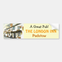 "Das London-Gasthaus-" Autoaufkleber
