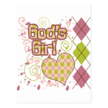 Das Mädchen des Gottes Postkarten