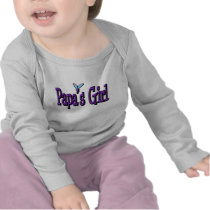 Das Mädchen des Papas t-shirts