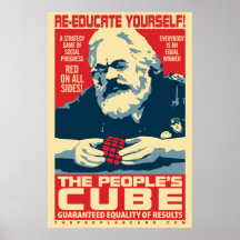 Das marx-Plakat der Leute der Würfel