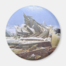 Das Meer des Eises Kühlschrankmagnet