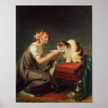 Das Mittagessen der Katze Poster