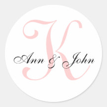 Das Monogramm, das Anfangsbraut-Bräutigam Wedding 
