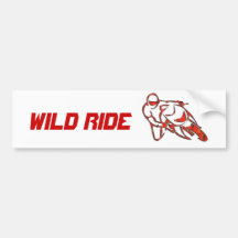 Das Motorrad-Logo, das in Kurven-Rot sich lehnt, s Auto Sticker