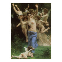 Das Nest der Wespe durch Bouguereau, viktorianisch Individuelle Ankündigung