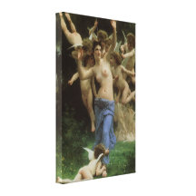 Das Nest der Wespe durch Bouguereau, viktorianisch Leinwanddrucke