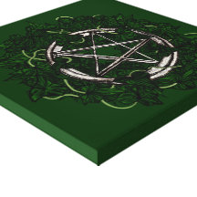 Das Pentagramm u. der Efeu Gespannte Galeriedrucke