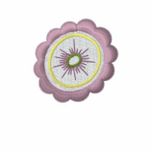 Das Polo-T-Shirt der Blume gestickten Frauen