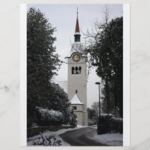 Das Reformierte Kirche, Arlesheim, die Schweiz Flyer Druck