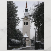 Das Reformierte Kirche, Arlesheim, die Schweiz Flyer Druck