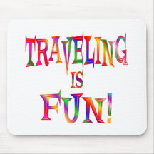 Das Reisen ist Spaß Mousepad
