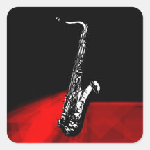 Das Saxophon Stickers