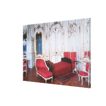 Das Schlafzimmer von Elizabeth von Bayern Gespannte Galeriedrucke