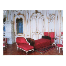 Das Schlafzimmer von Elizabeth von Bayern Postkarte