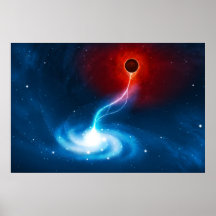 Das schwarze Loch Posterdrucke