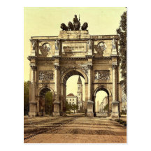 Das Seigesthor (d.h. Siegestor) (Triumphbogen), Postkarte