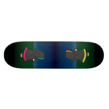 Das Skateboard des Zauberer-Furt-magischen Jungen Personalisierte Decks