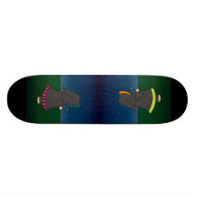 Das Skateboard Doppeldes zauberer-Furt-magischen J Individuelles Deck