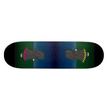 Das Skateboard gestreifte des Zauberer-Furt-magisc Skate Board