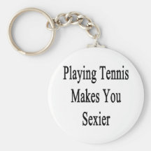 Das Spielen von Tennis macht Sie sexyern Schlüsselband