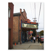 Das Strang-Theater in Zelionople Pennsylvania Fotodrucke