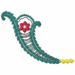 Das T-Shirt der Blume gestickten Frauen