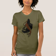 Das T-Shirt der Koi Meerjungfrau-Frauen