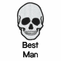 Das T-Shirt Schädel der gestickten Männer des Trau