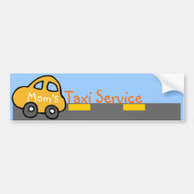 Das Taxi-Service-Autoaufkleber der Mammas