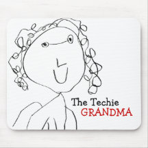 Das Techie Großmutter mousepad
