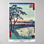 Das Teehaus des Großvaters, Meguro durch Andō, Hir Poster